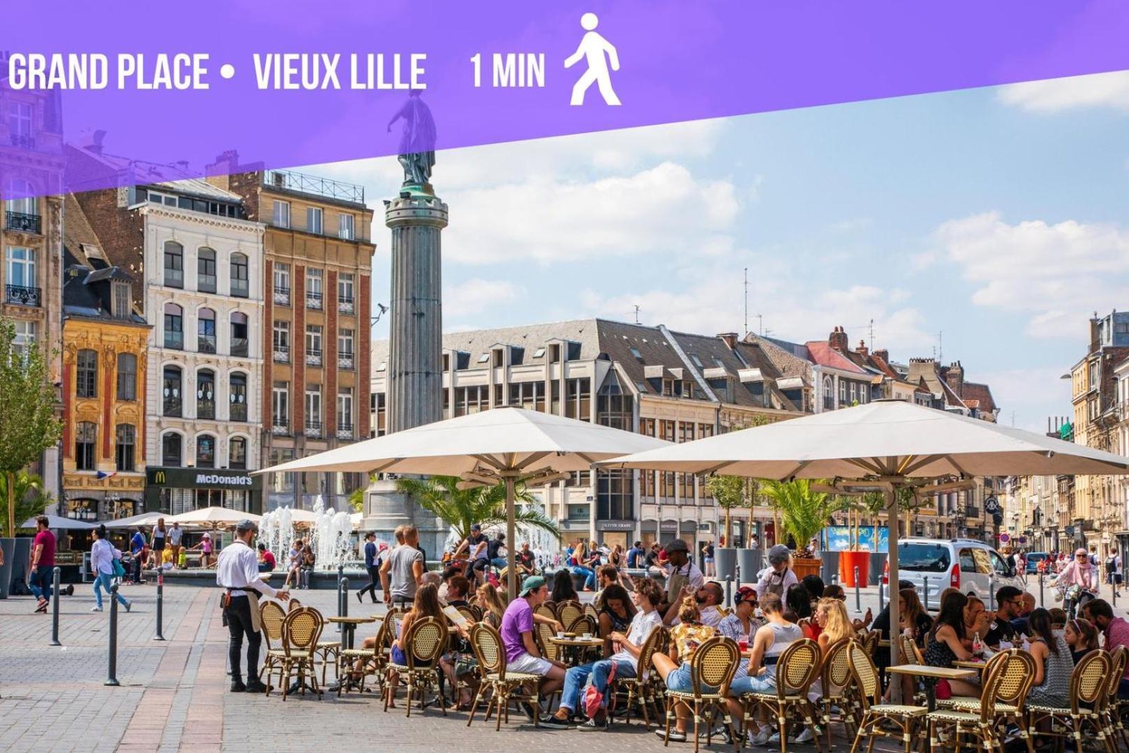 شقة Lille Grand Place - Comfortable For 3 Pers المظهر الخارجي الصورة
